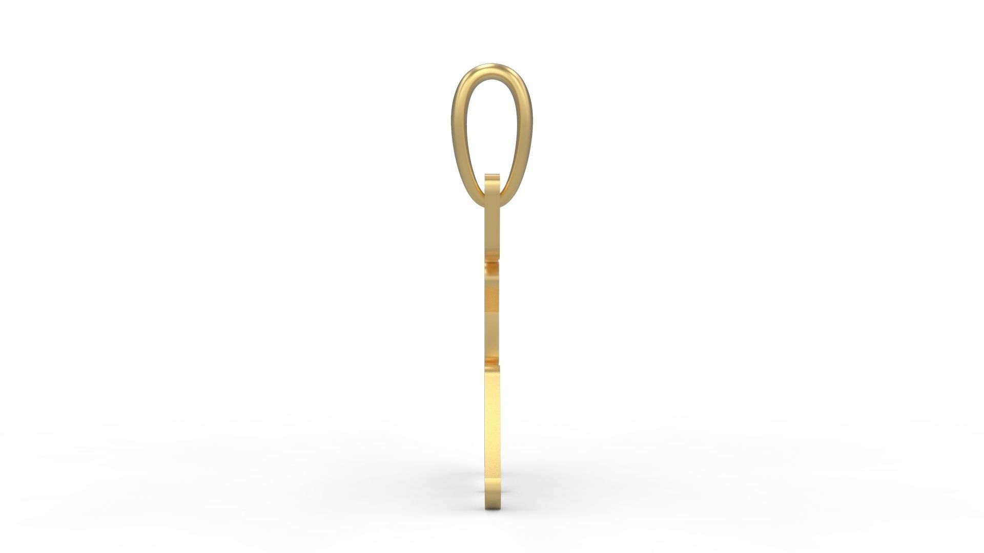 Initial Letters Pendant StreetToxic E 3D print model_2