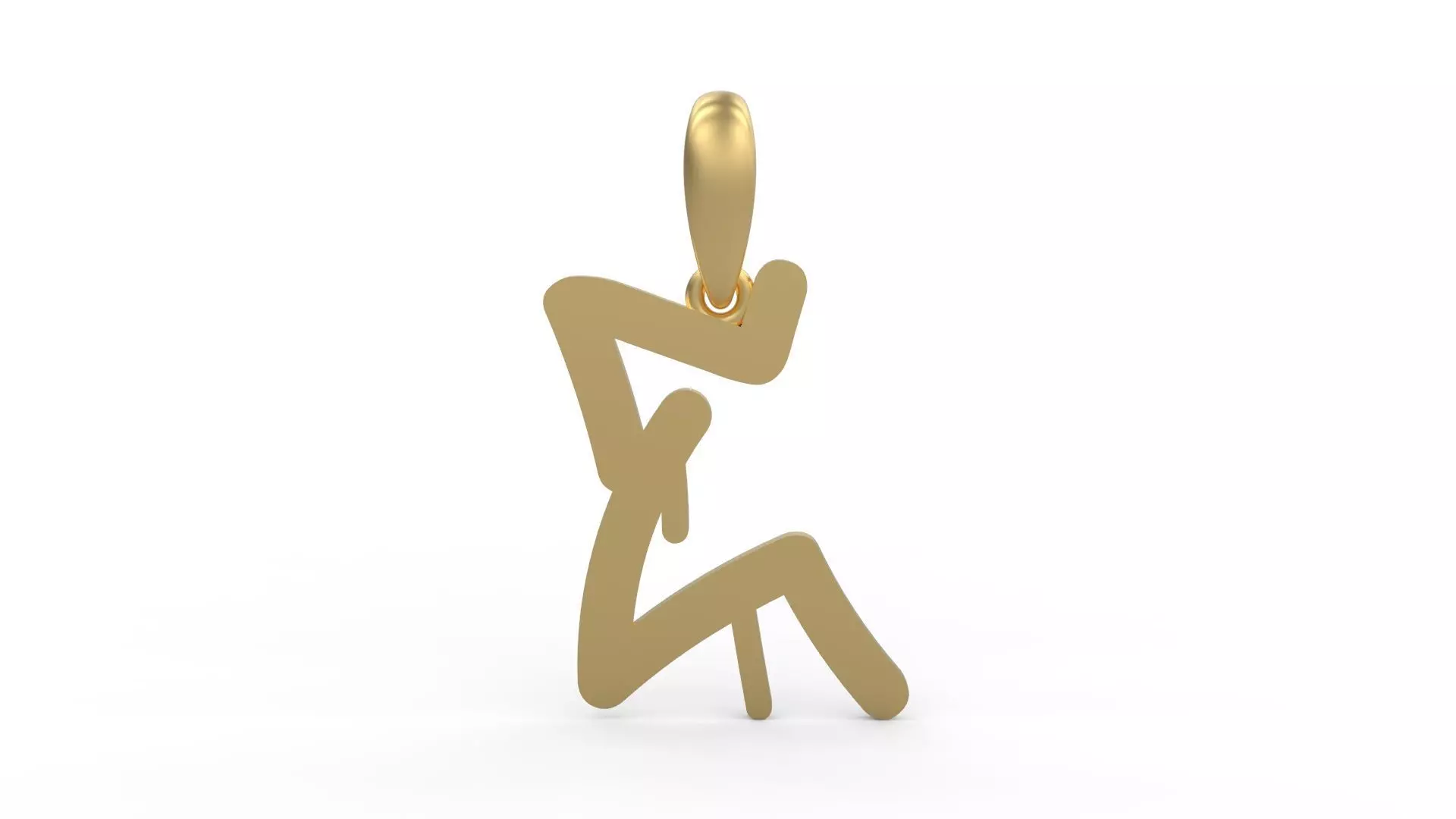 Initial Letters Pendant StreetToxic E 3D print model_0