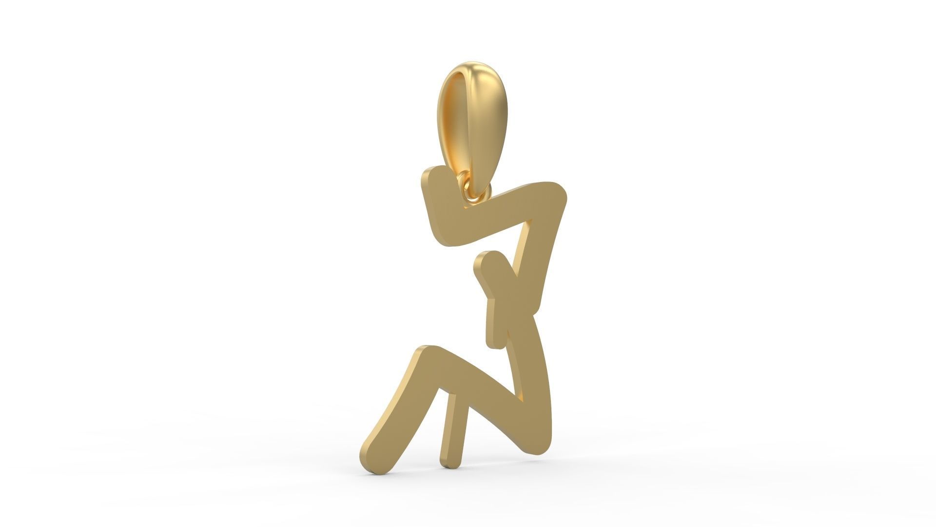 Initial Letters Pendant StreetToxic E 3D print model_3