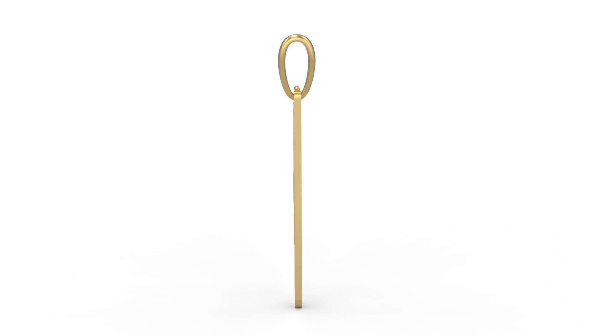 Initial Letters Pendant StreetToxic H 3D print model_2