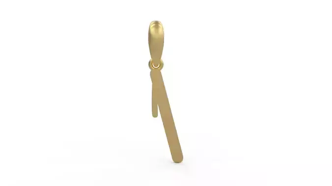 Initial Letters Pendant StreetToxic I 3D print model