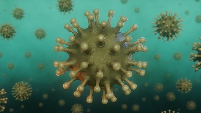 Virus Model coronavirus Free 3D model