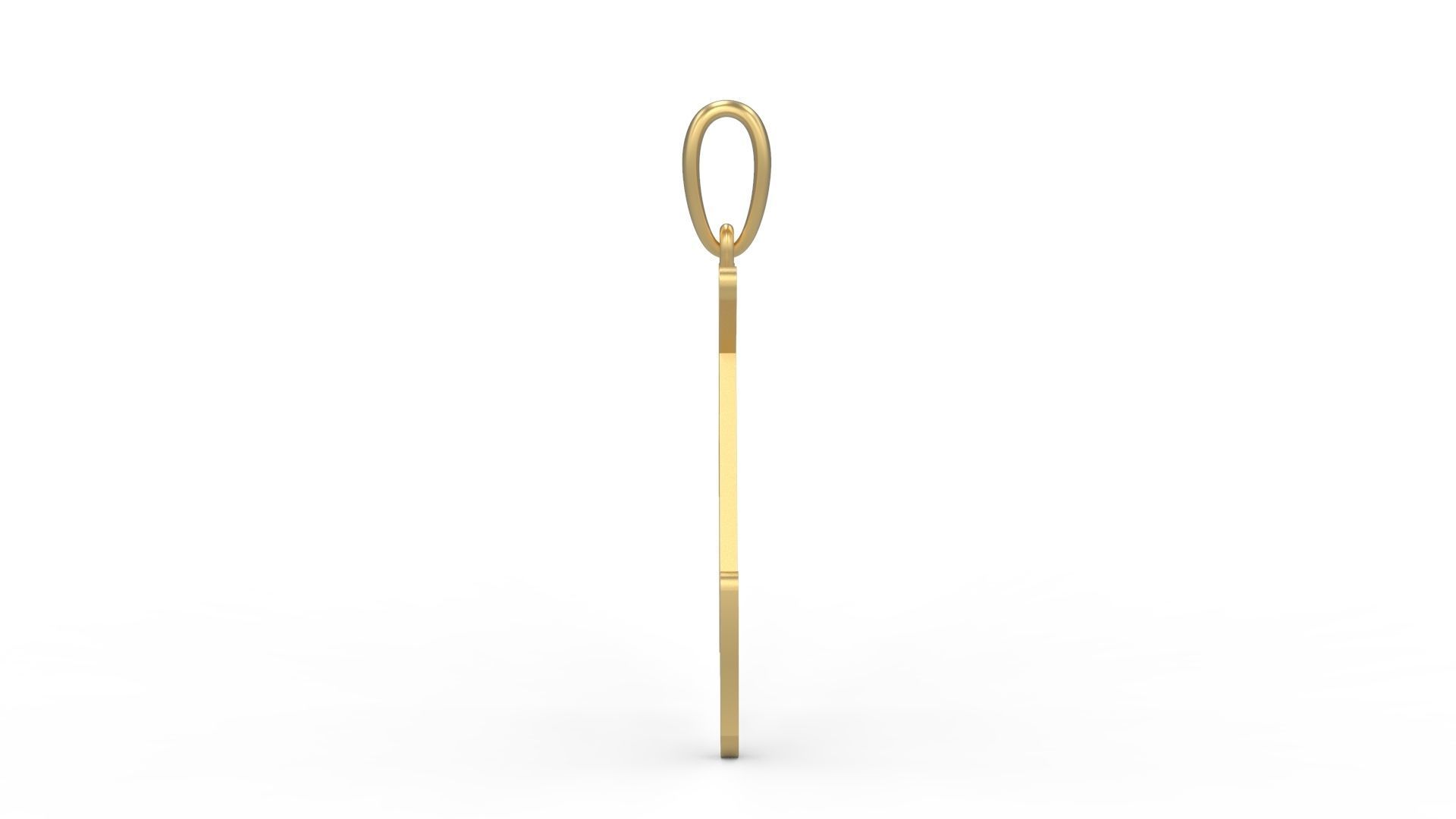 Initial Letters Pendant StreetToxic K 3D print model_2