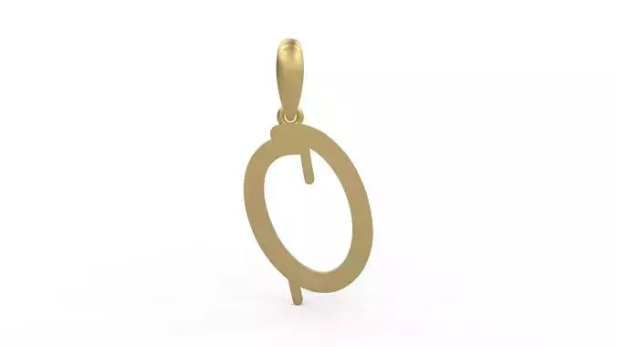 Initial Letters Pendant StreetToxic O