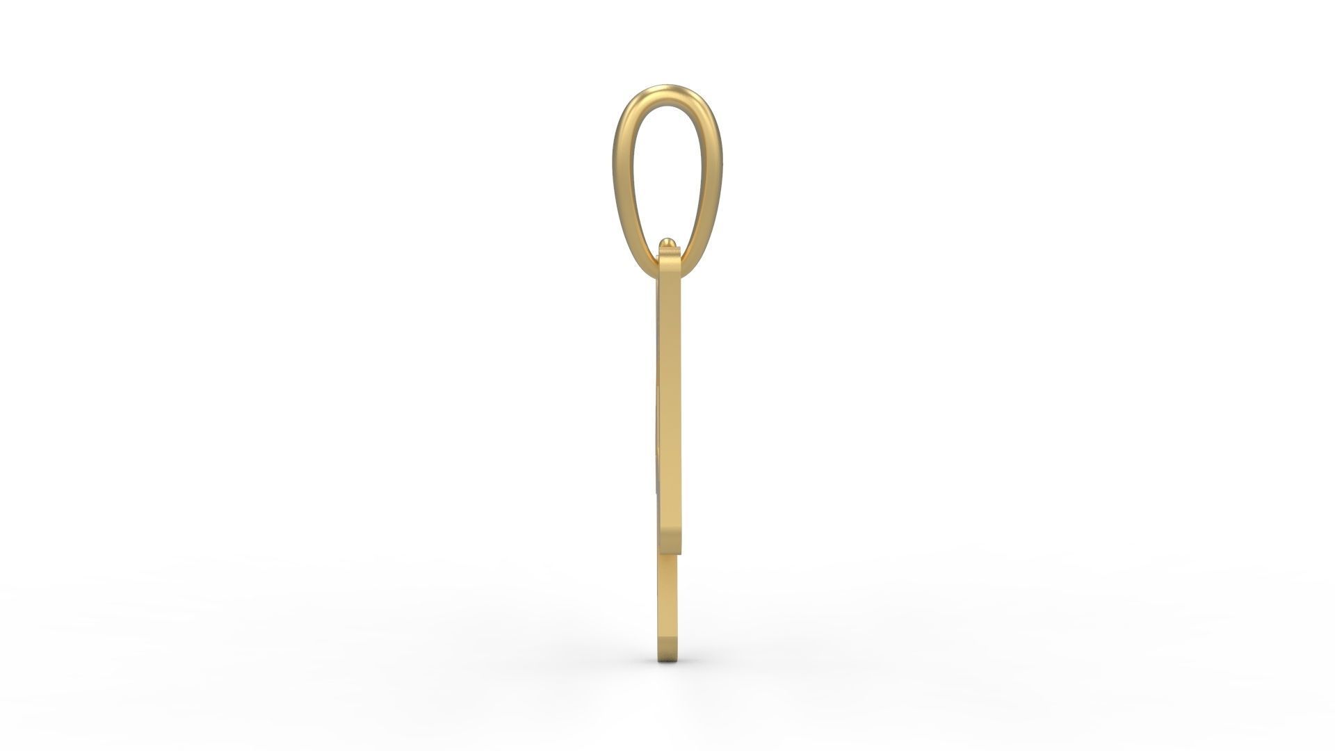 Initial Letters Pendant StreetToxic P 3D print model_2