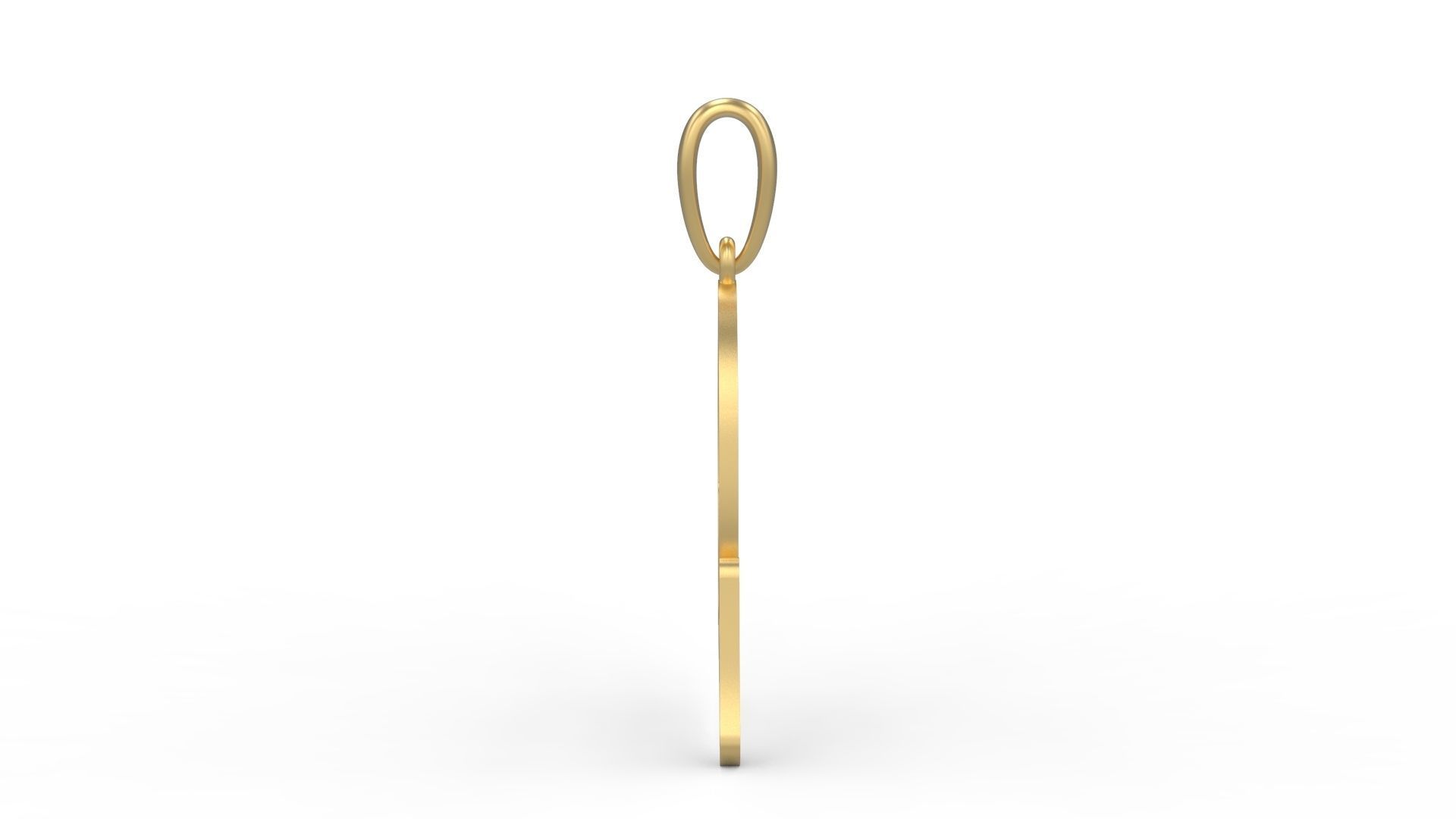 Initial Letters Pendant StreetToxic Q 3D print model_2