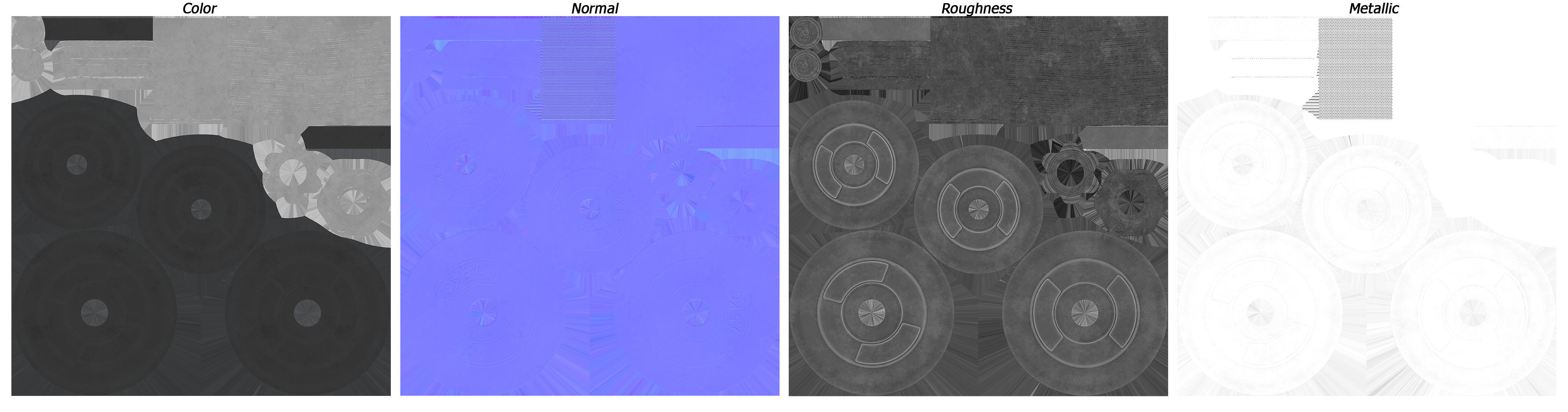 Dumbbell pair of dumbbells 3D model_17