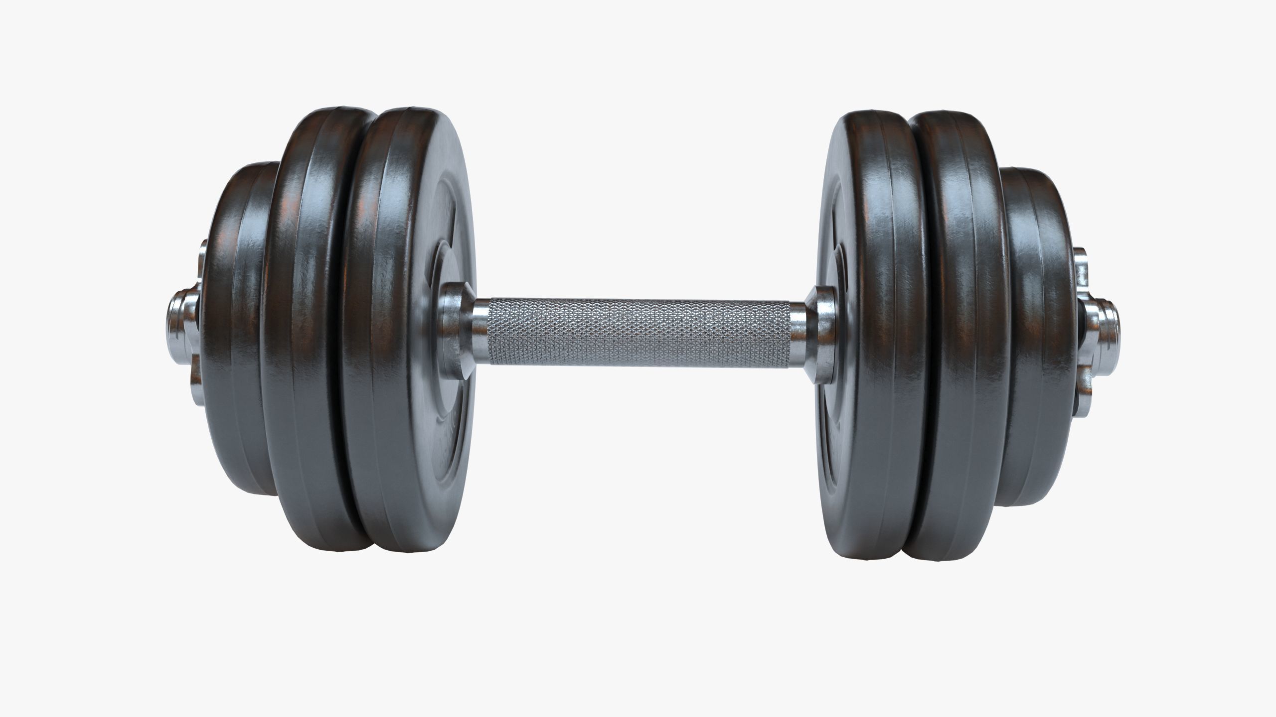 Dumbbell pair of dumbbells 3D model_4