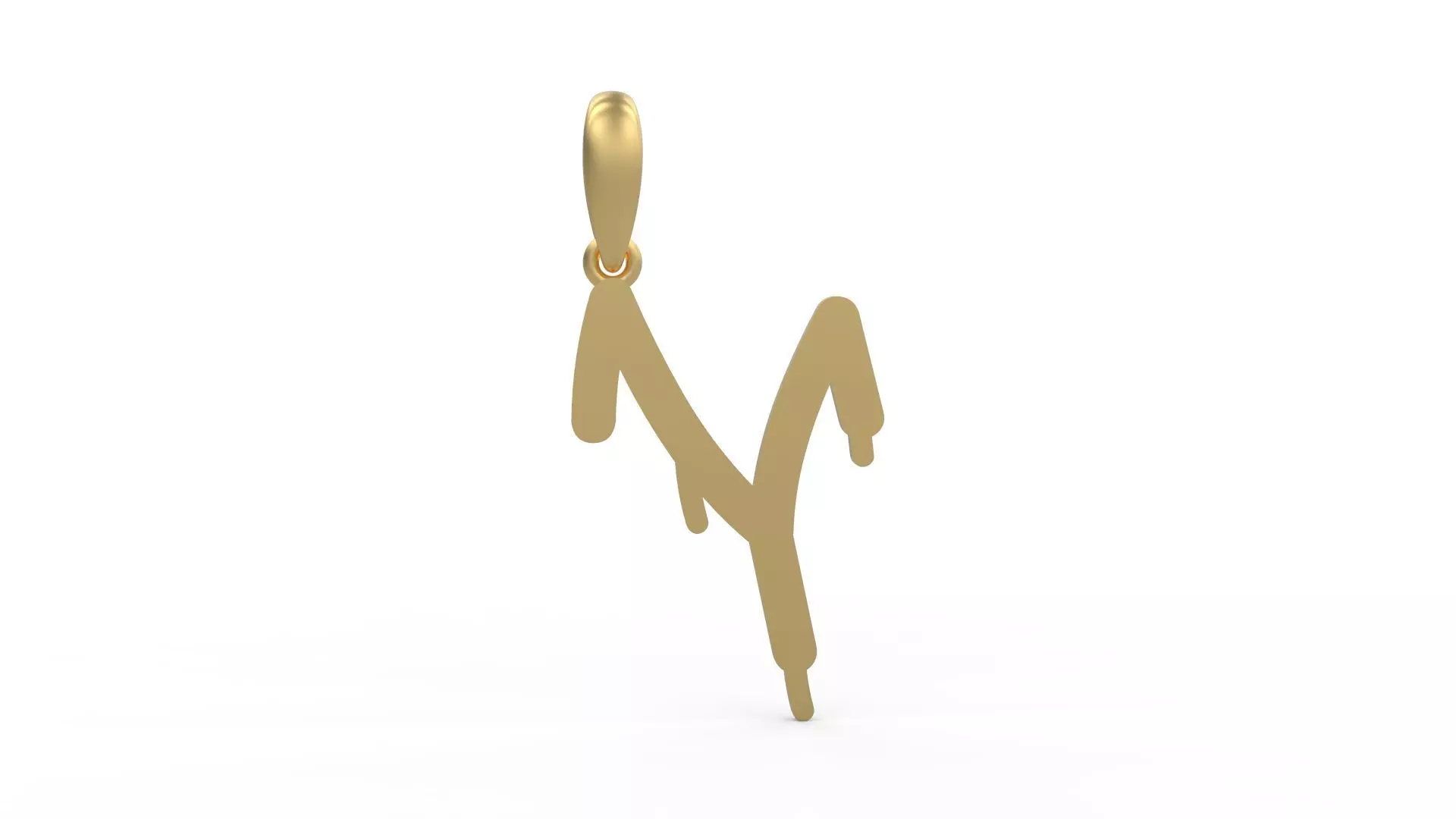 Initial Letters Pendant StreetToxic Y 3D print model_0