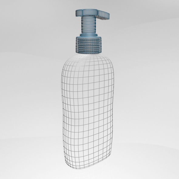 Baby Wash and Shampoo Bottle 01 3D model_11