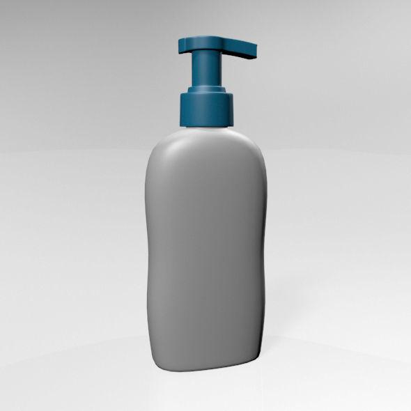 Baby Wash and Shampoo Bottle 01 3D model_16