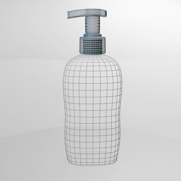 Baby Wash and Shampoo Bottle 01 3D model_8