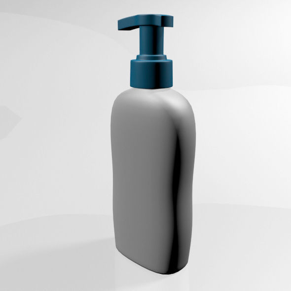 Baby Wash and Shampoo Bottle 01 3D model_3