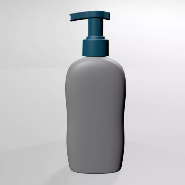 Baby Wash and Shampoo Bottle 01 3D model_0
