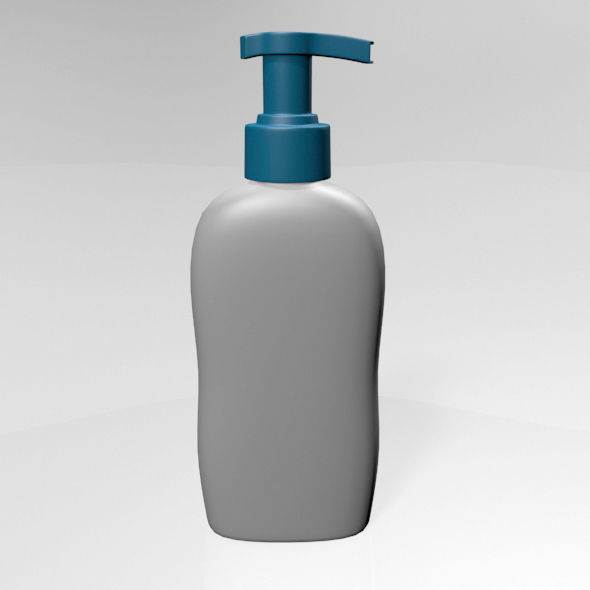 Baby Wash and Shampoo Bottle 01 3D model_6