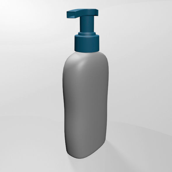 Baby Wash and Shampoo Bottle 01 3D model_2