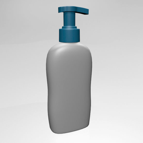 Baby Wash and Shampoo Bottle 01 3D model_5