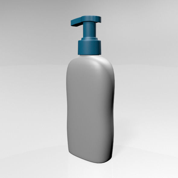 Baby Wash and Shampoo Bottle 01 3D model_20