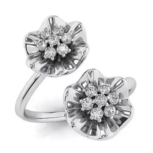 Fancy flower ring 
