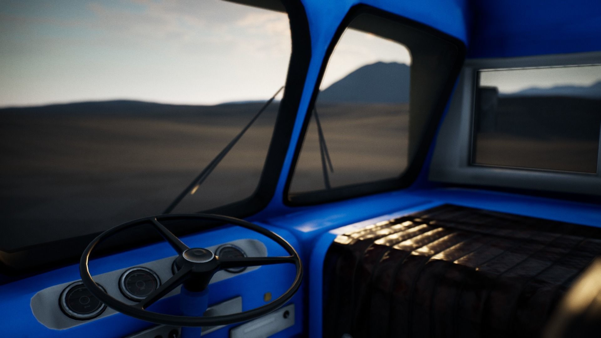 ZIS 155 - Old Russian City Bus with Painter Files Low-poly 3D model_2