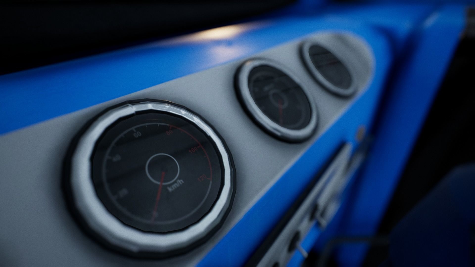 ZIS 155 - Old Russian City Bus with Painter Files Low-poly 3D model_5