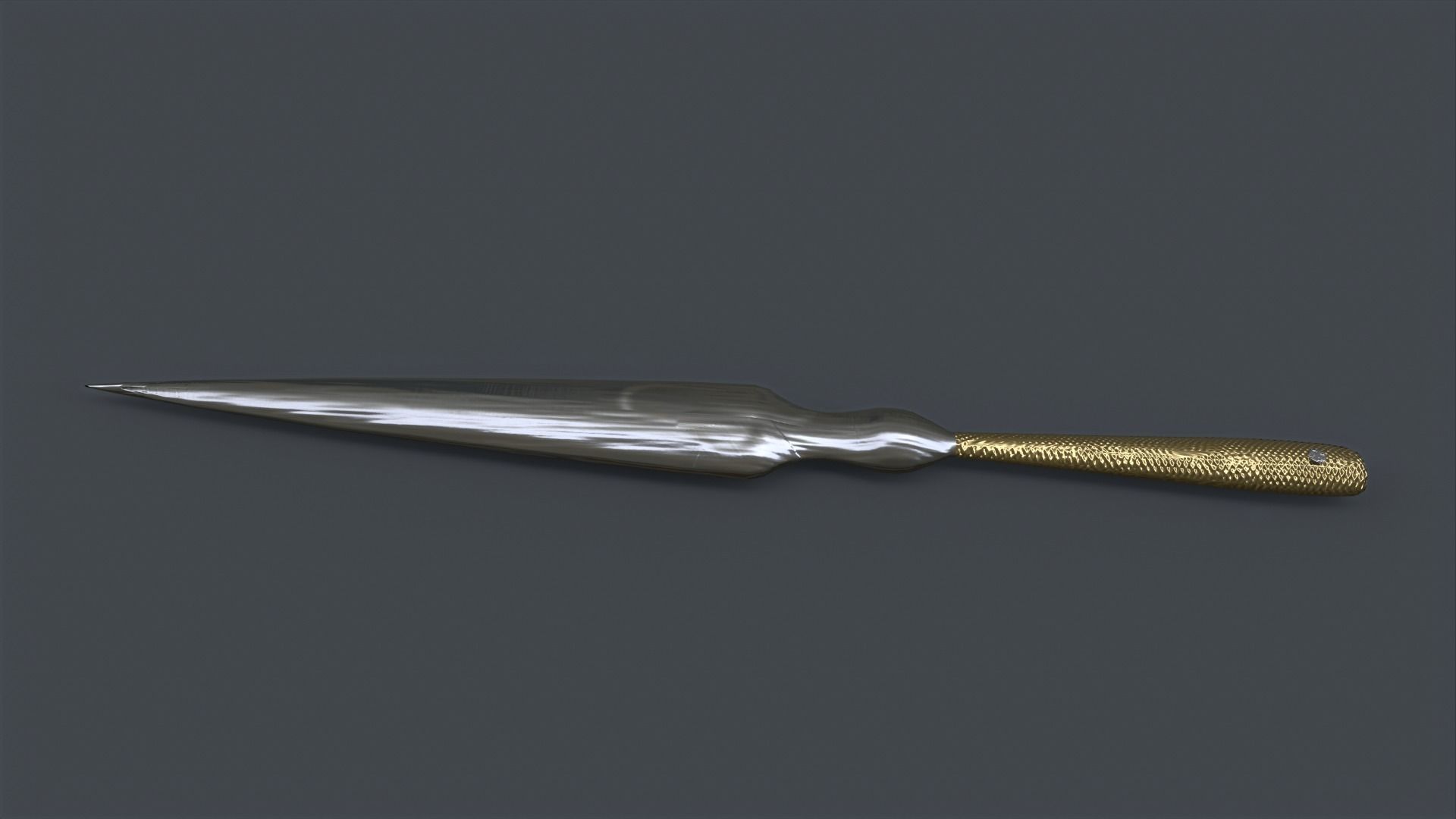 Dagger Blade Low-poly 3D model_6