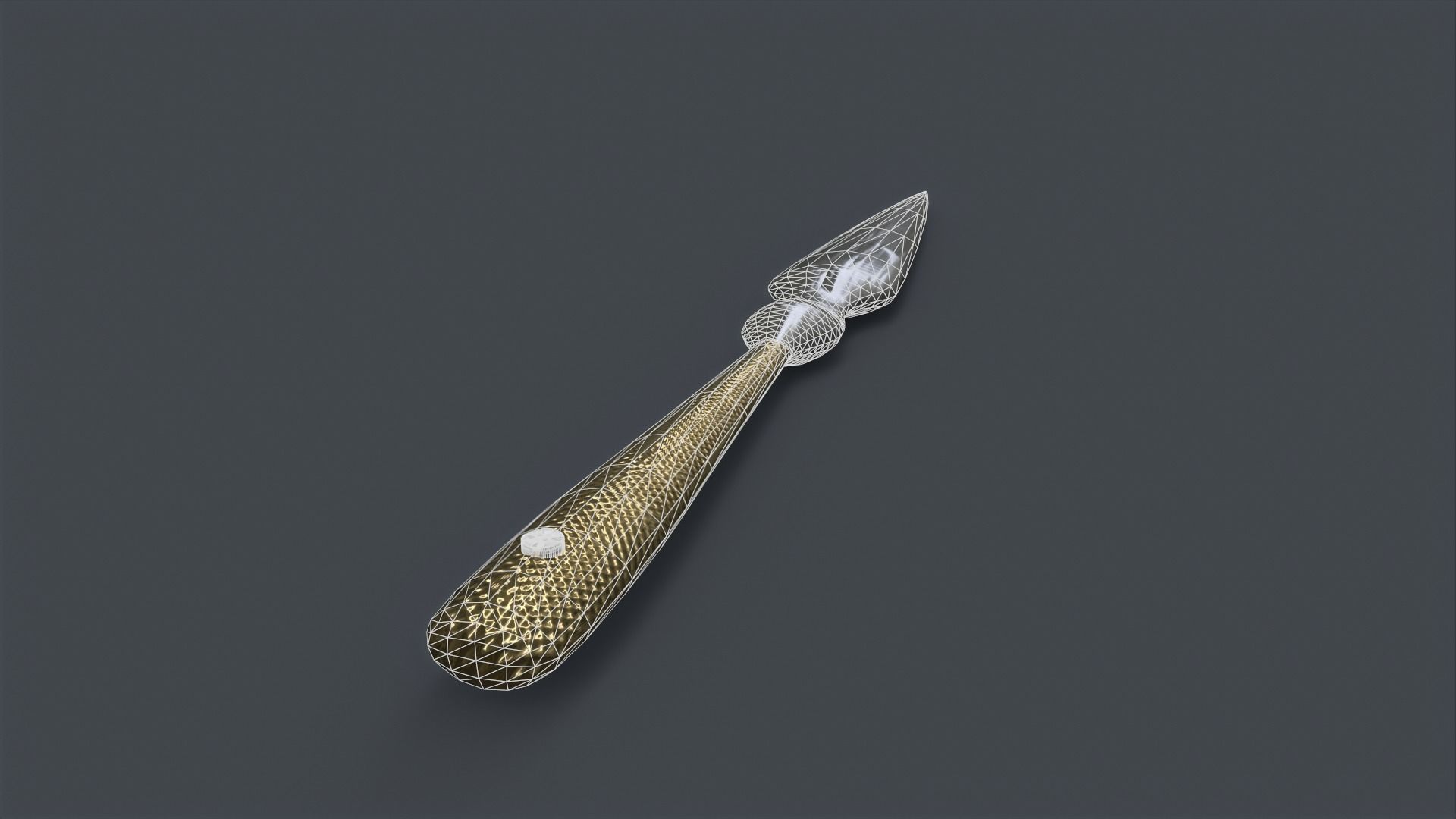 Dagger Blade Low-poly 3D model_9