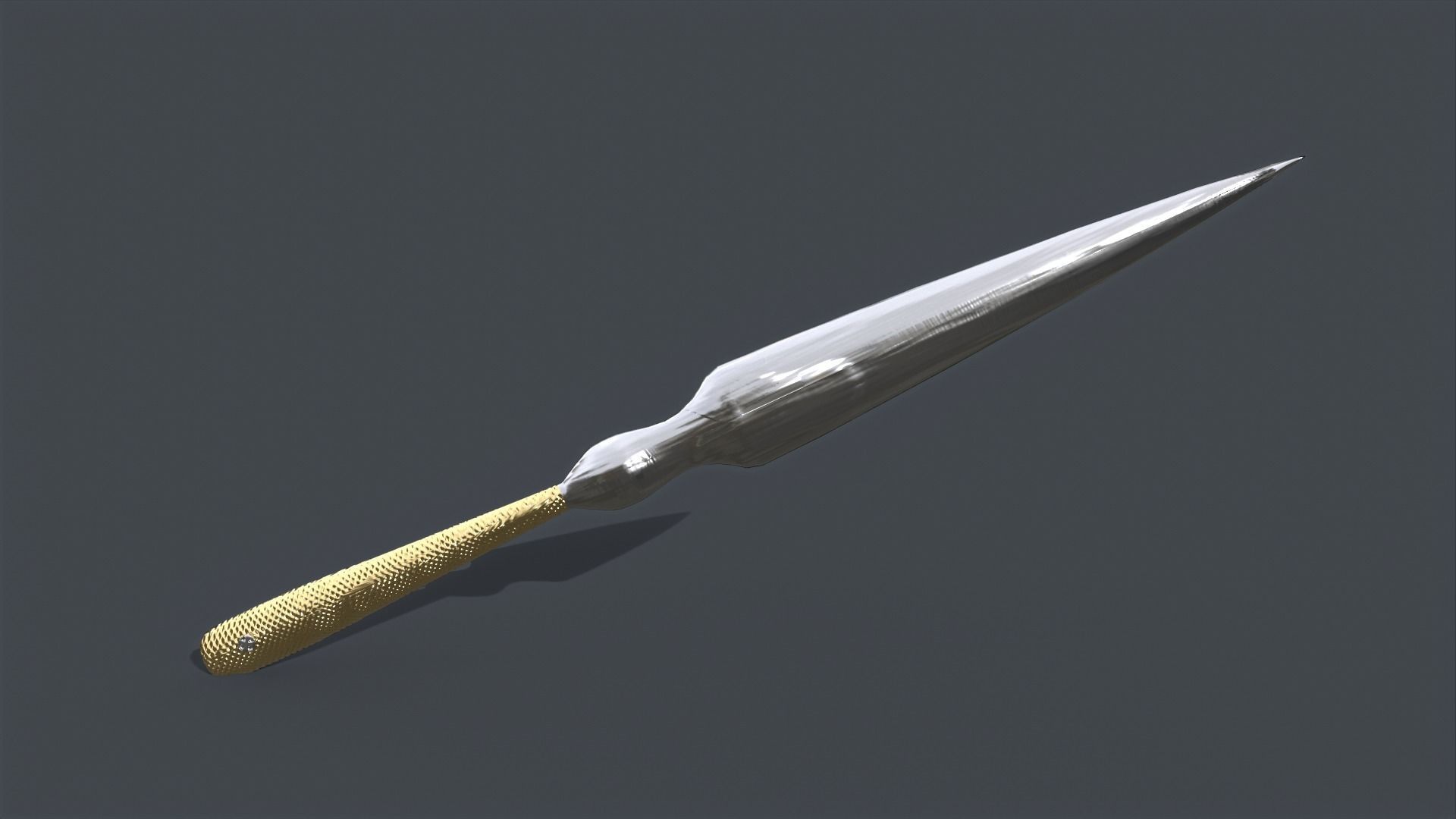 Dagger Blade Low-poly 3D model_2