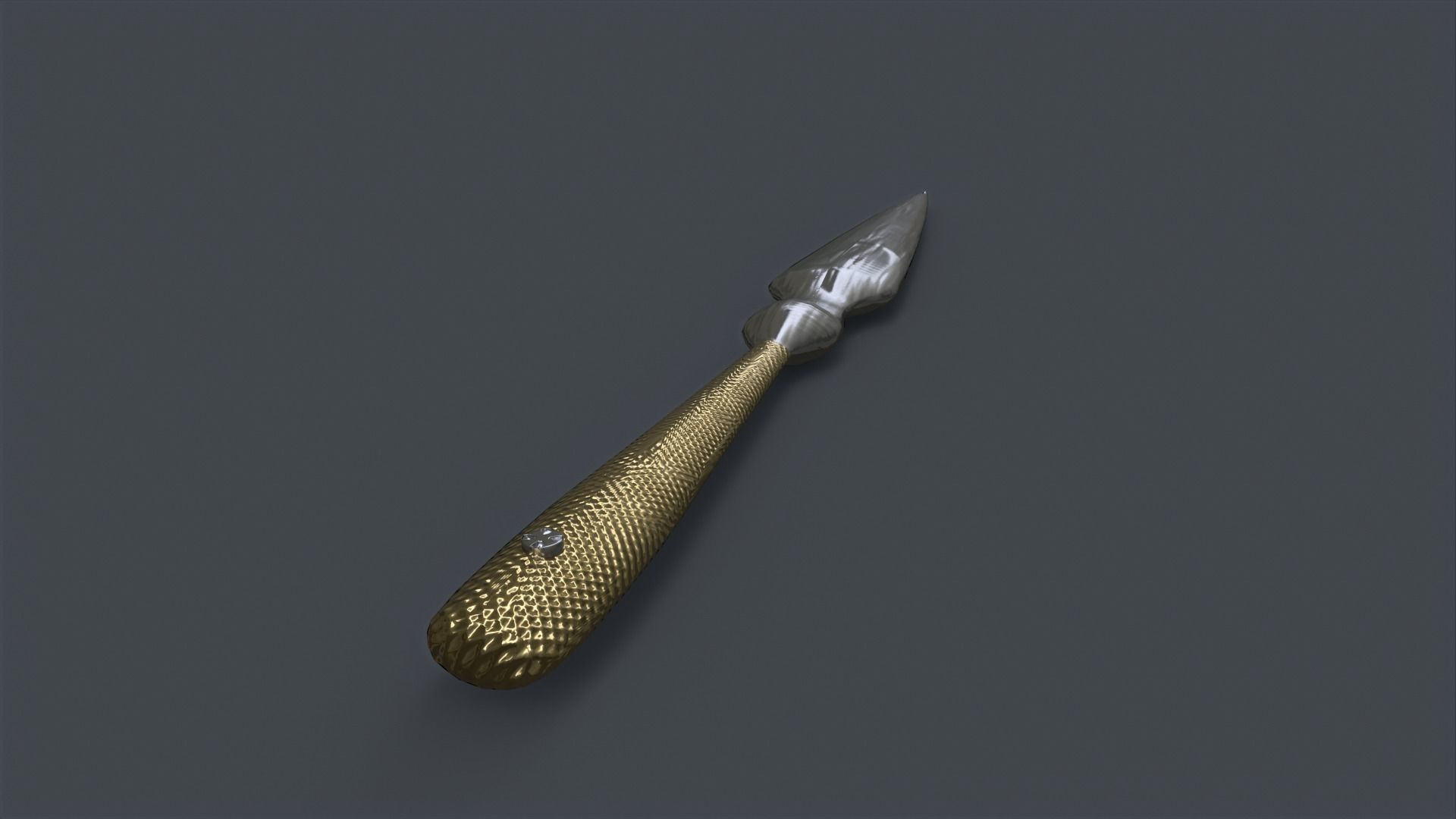 Dagger Blade Low-poly 3D model_8