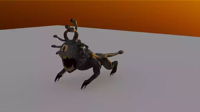eye monster  3D model