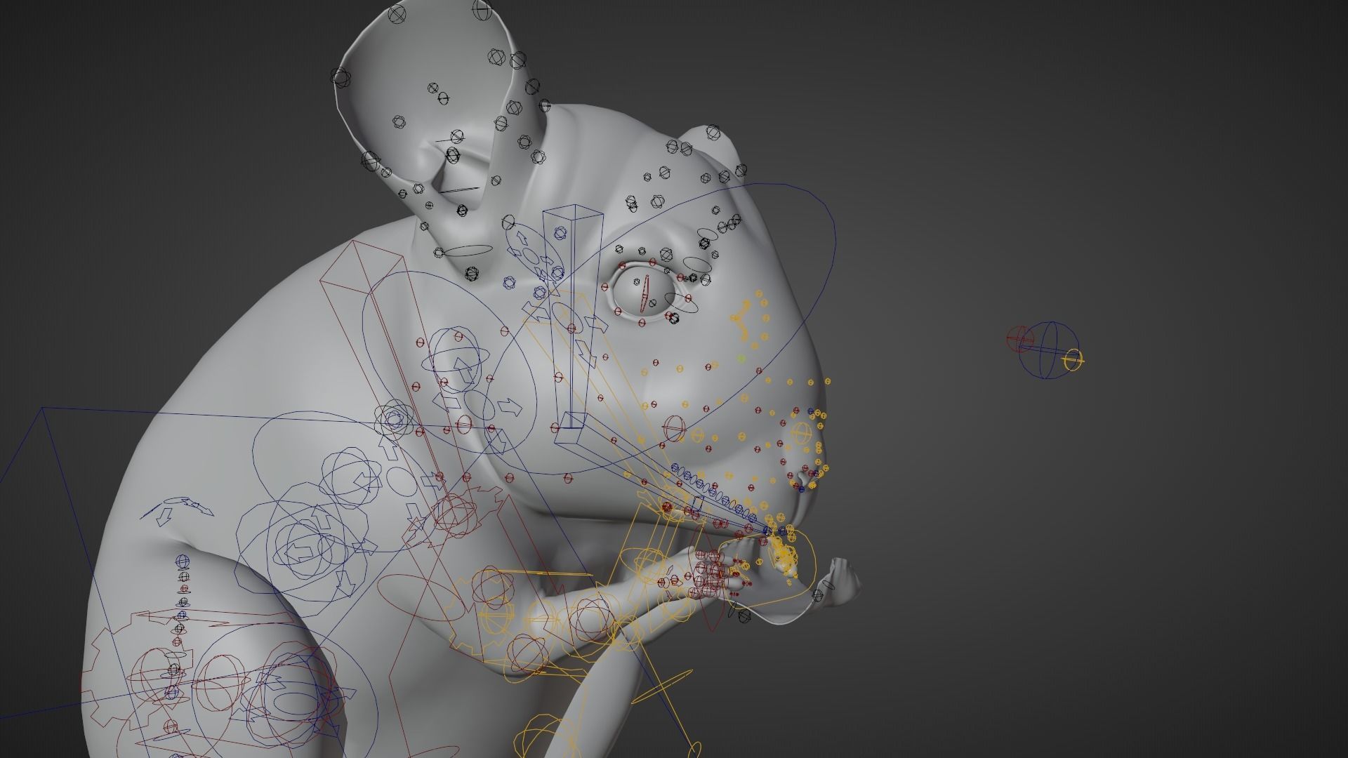 Chinchilla Rigged VFX Grace 3D model_11
