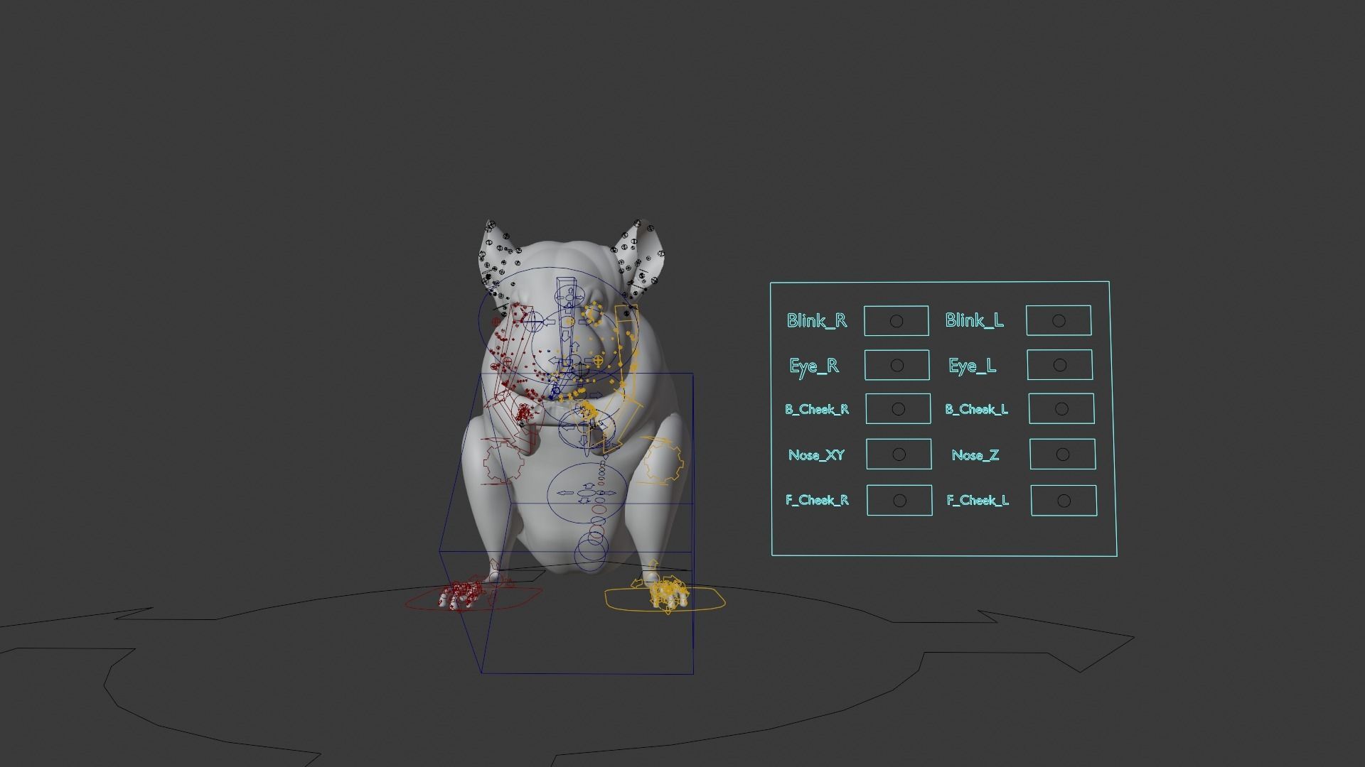 Chinchilla Rigged VFX Grace 3D model_12