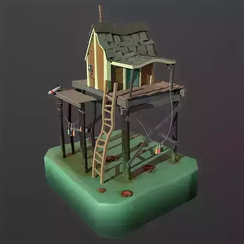 3D fishermans house