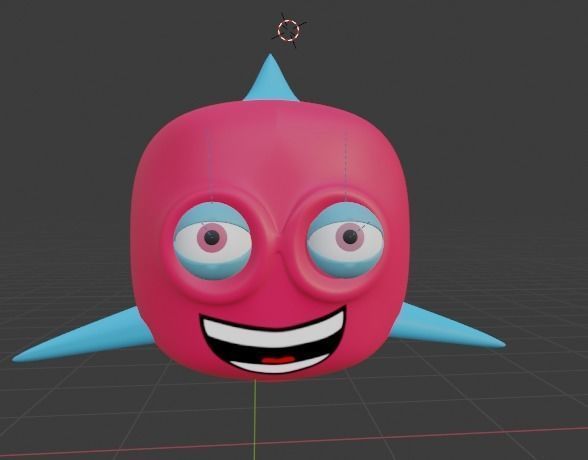 frog and fish two models 3D model_1