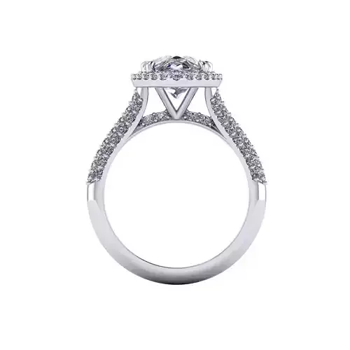 Love Pear Diamond Ring F45