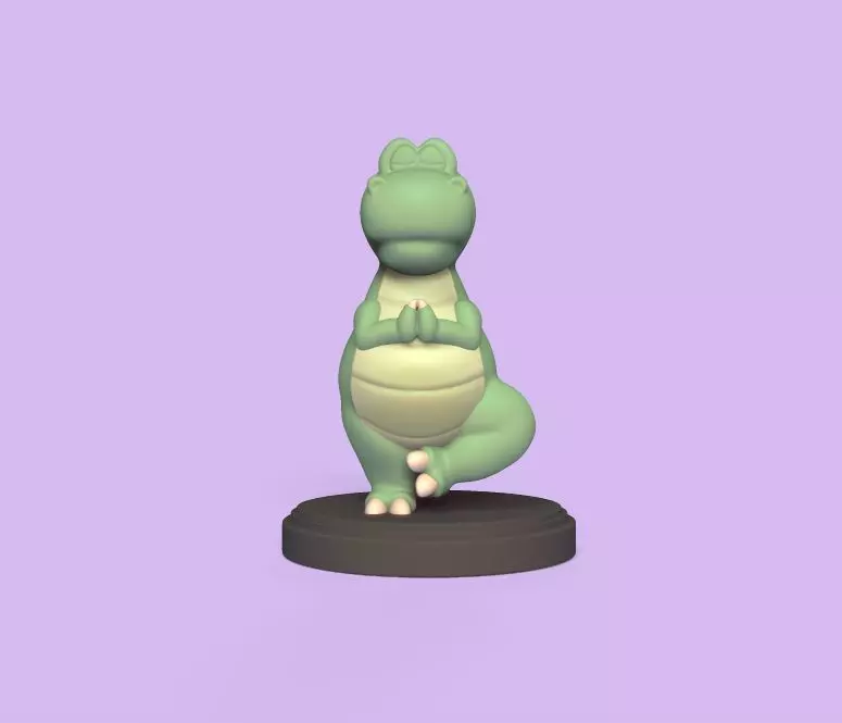 Dino Yoga 3D print model