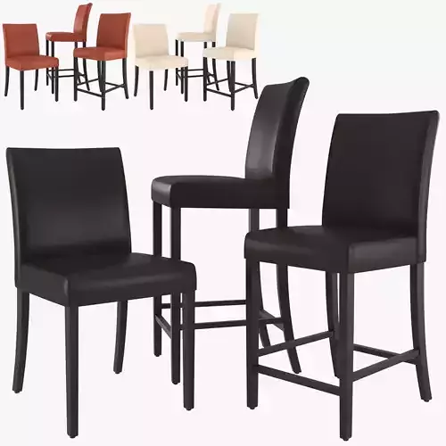 Lowe Leather Dining Chair and Bar Stool