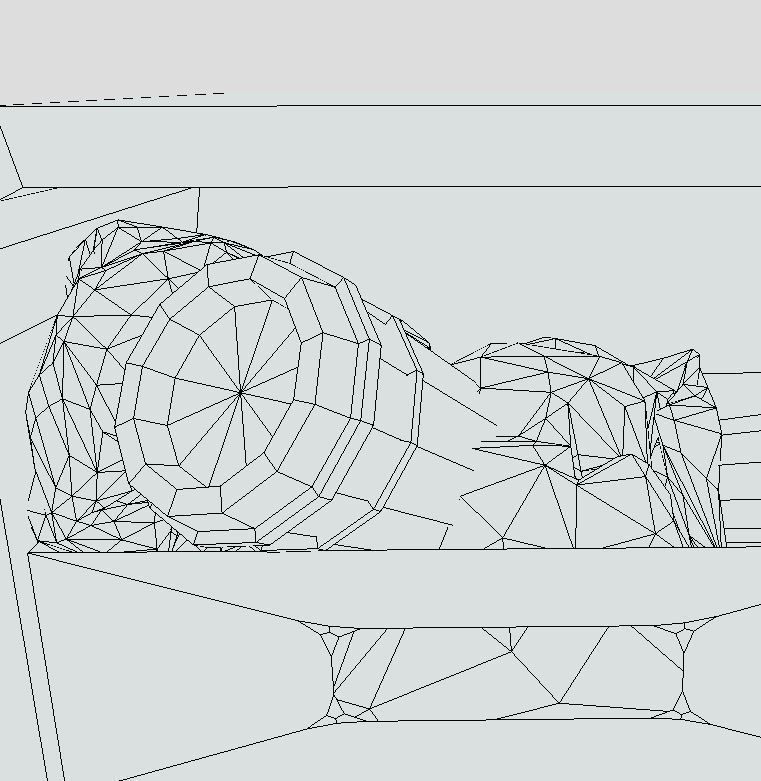 Trash can with coffee cup in it Low-poly 3D model_11