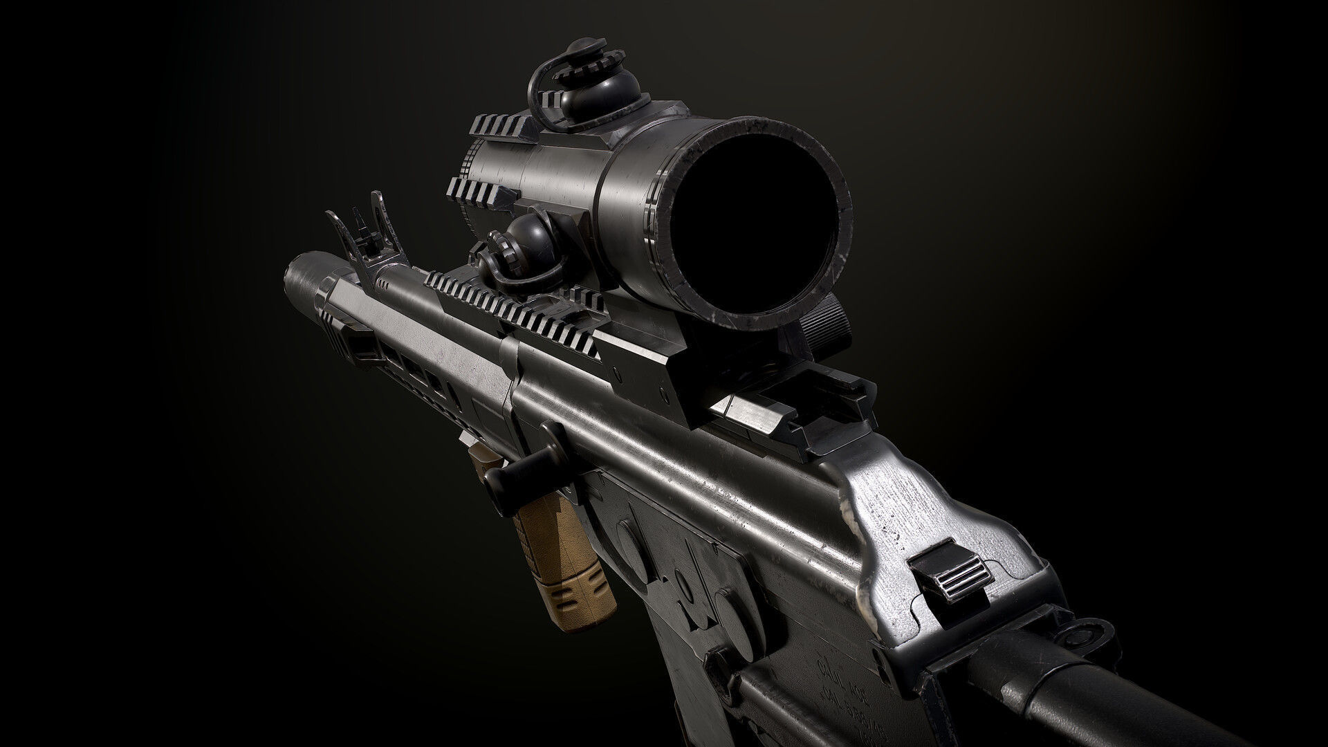 Galil ACE Low-poly 3D model_12