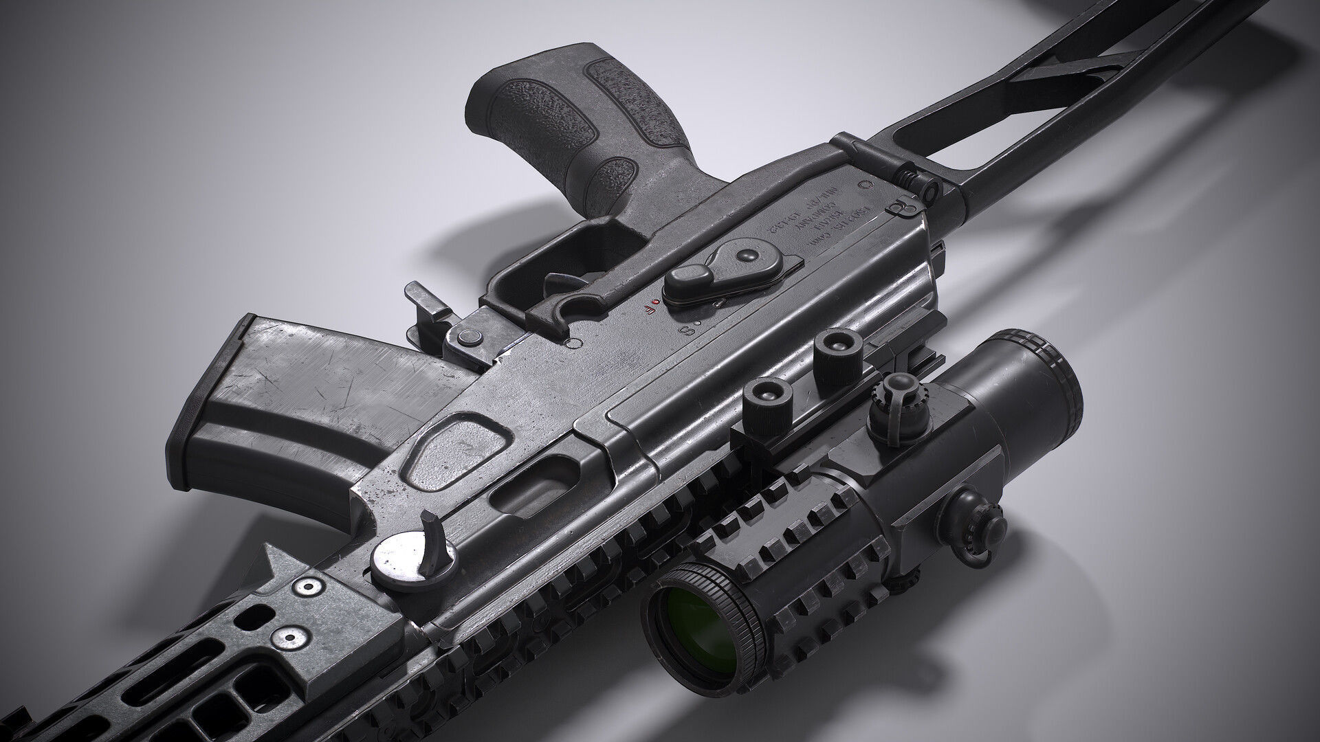 Galil ACE Low-poly 3D model_5
