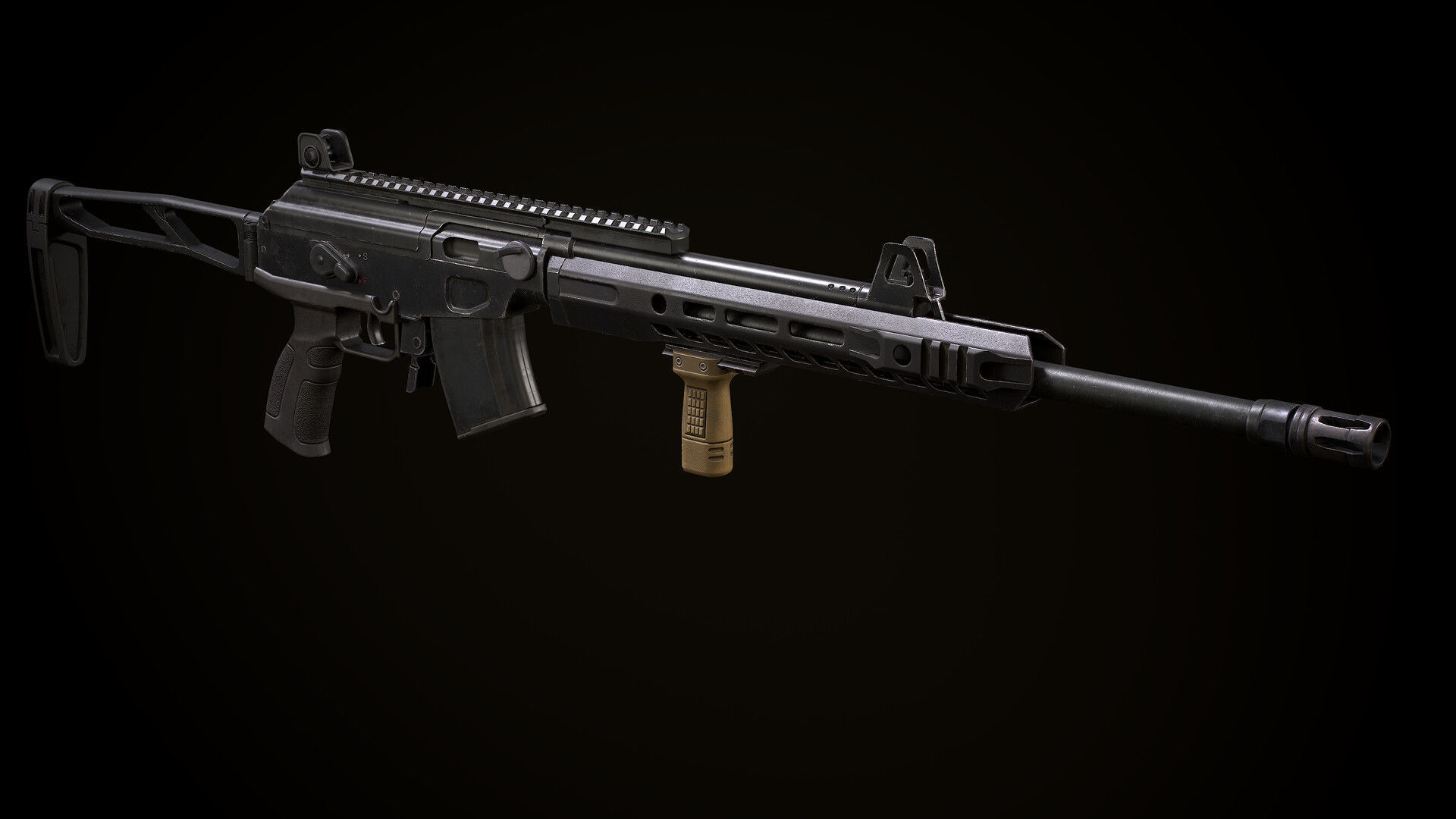 Galil ACE Low-poly 3D model_13