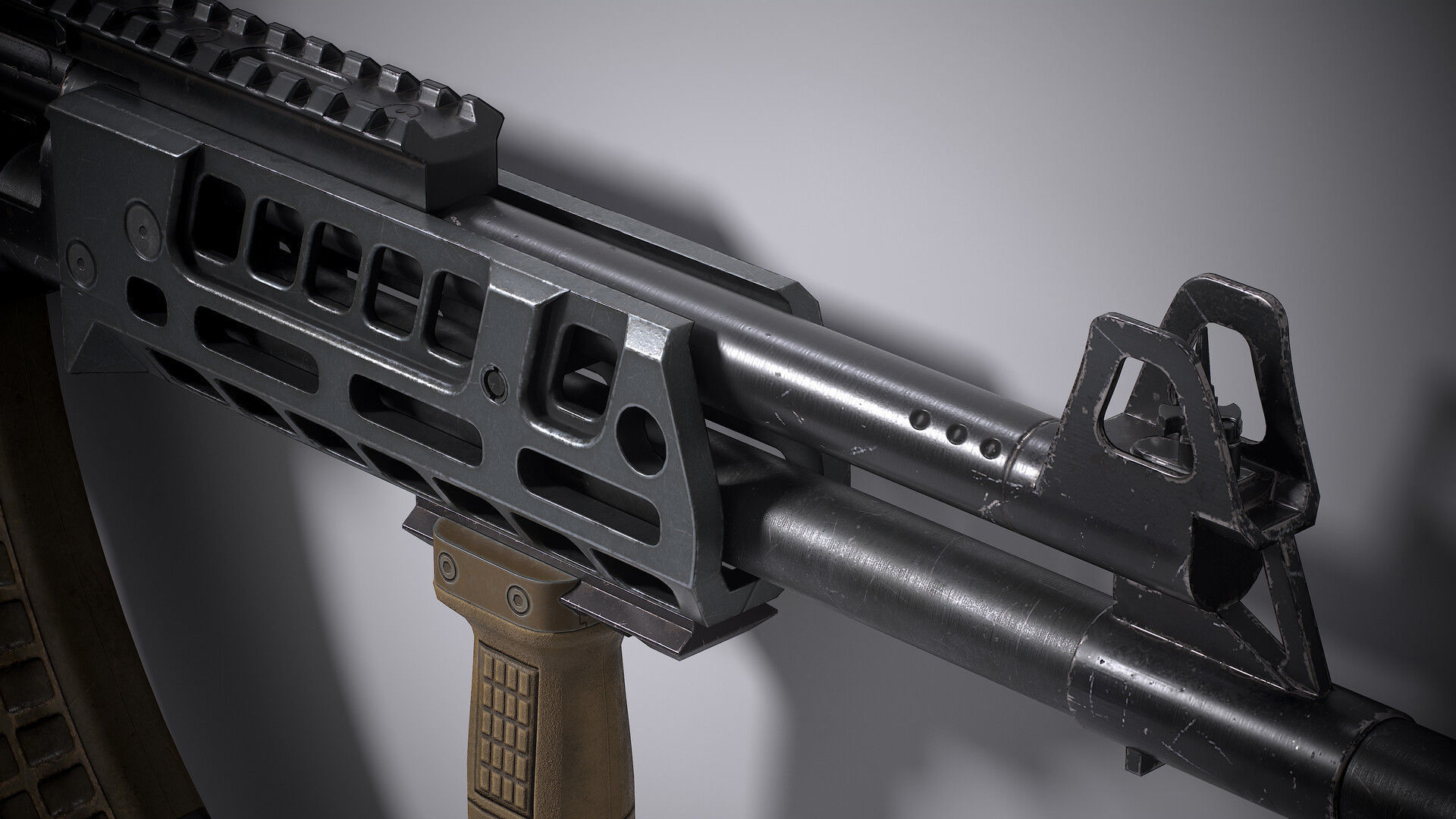 Galil ACE Low-poly 3D model_7
