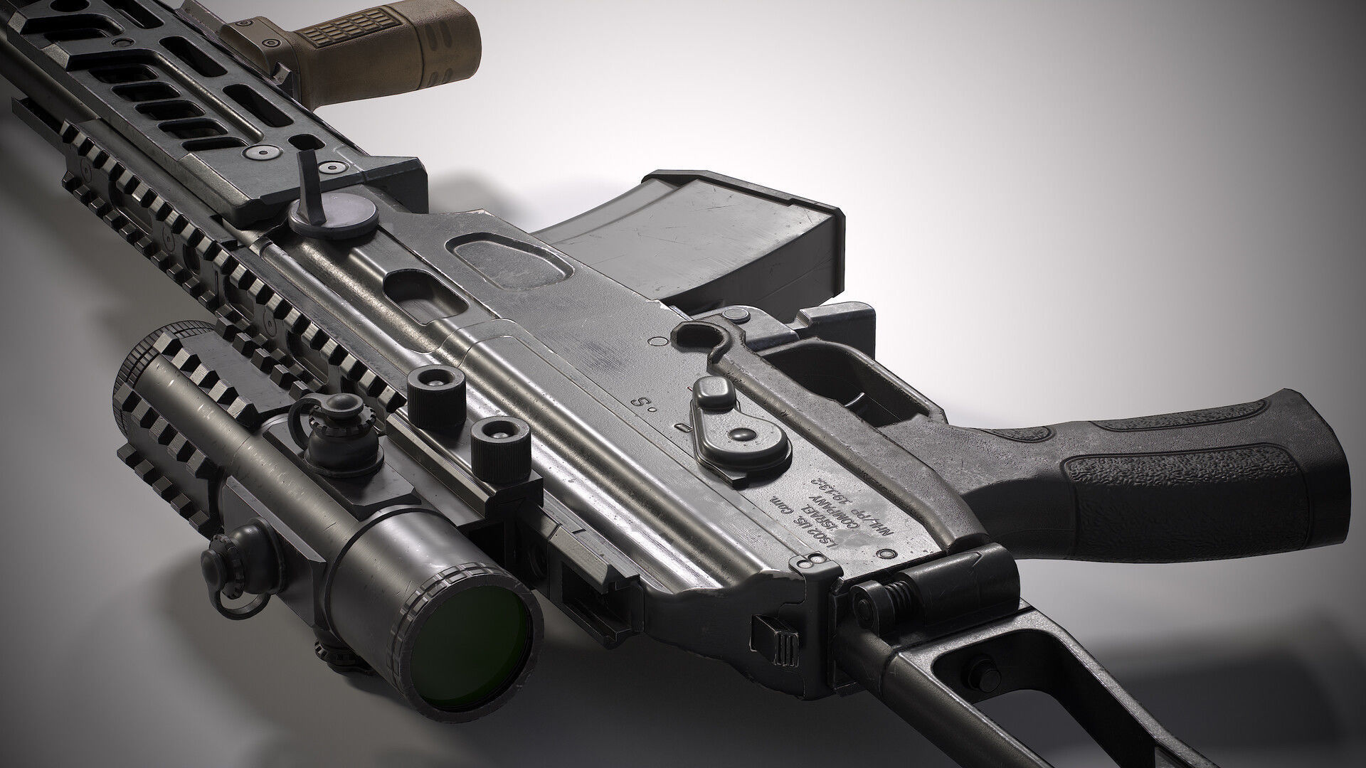 Galil ACE Low-poly 3D model_6