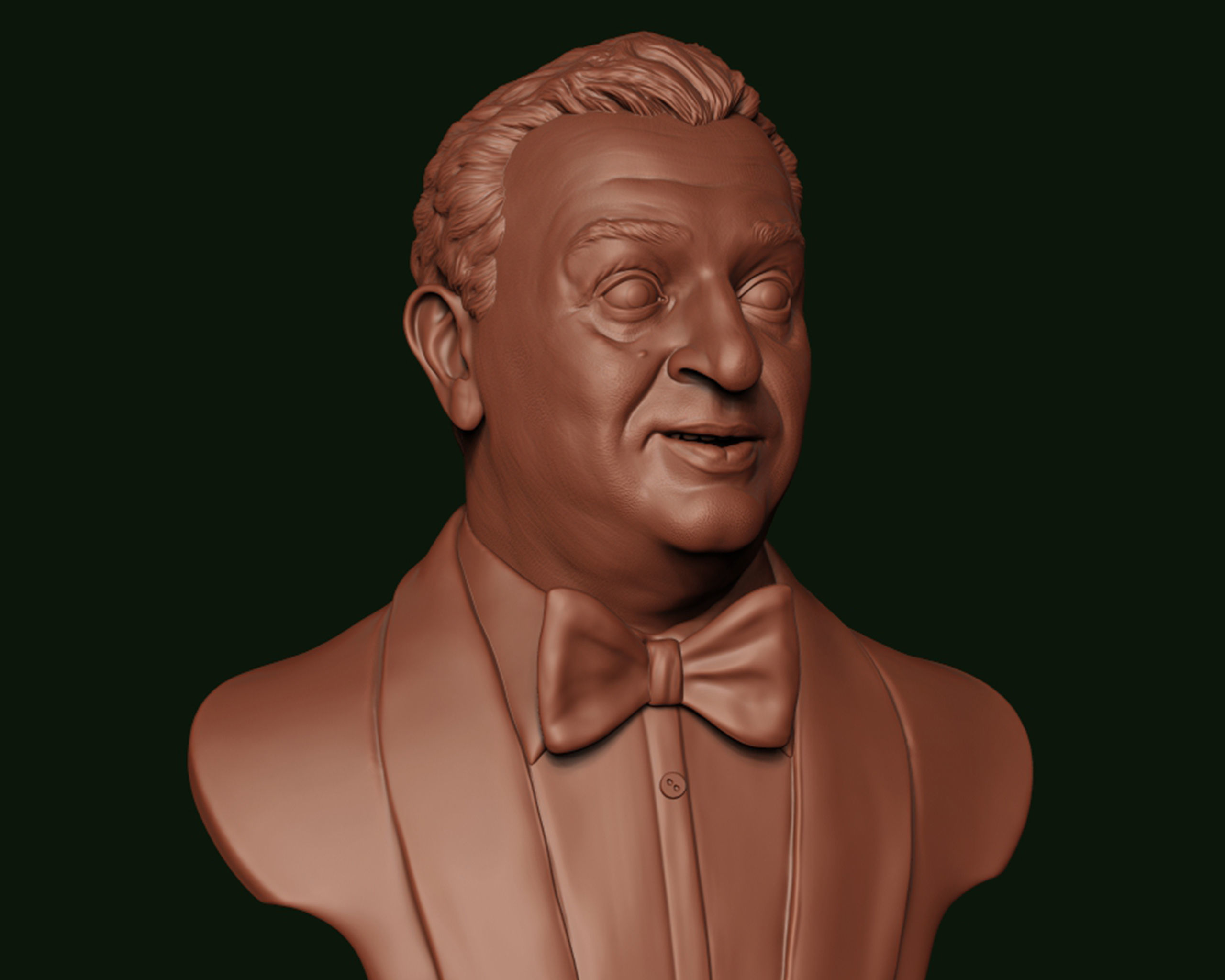 Rodney Dangerfield 3D portrait sculpture 3D print model_9