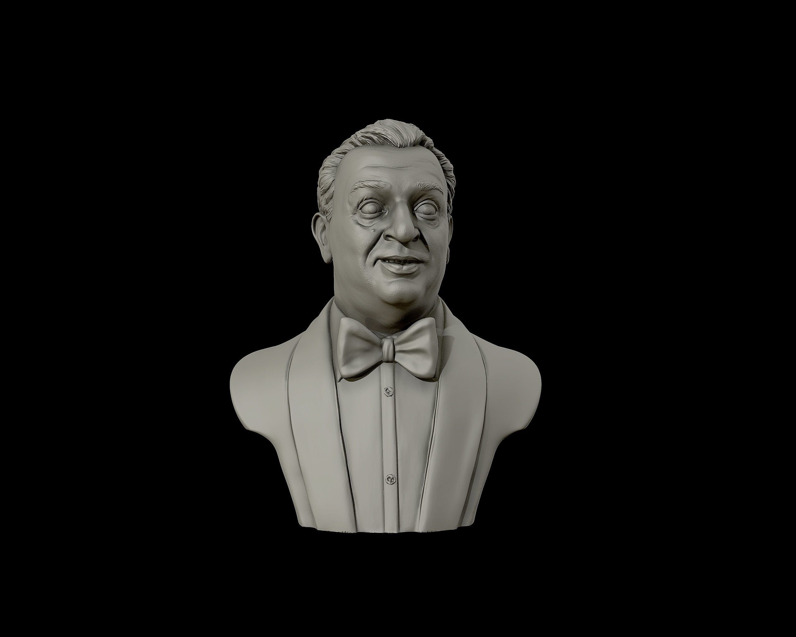 Rodney Dangerfield 3D portrait sculpture 3D print model_24