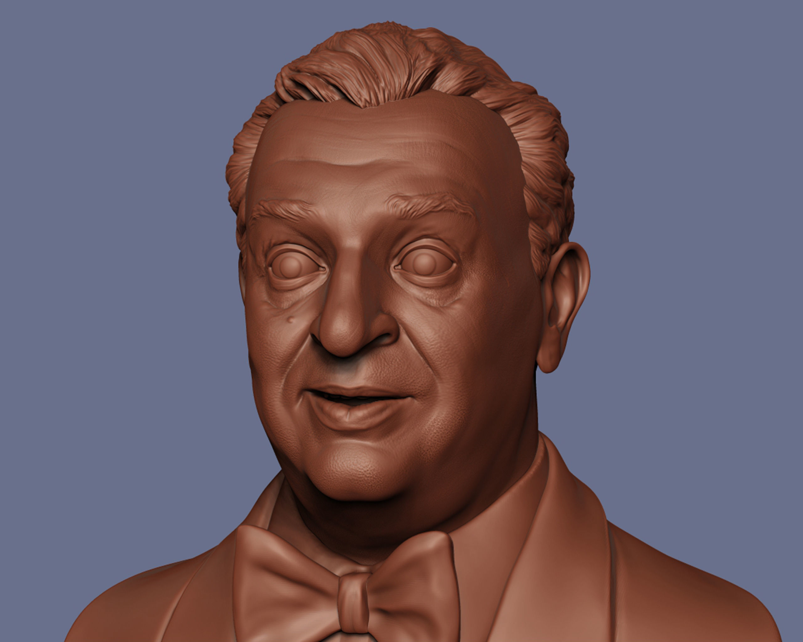 Rodney Dangerfield 3D portrait sculpture 3D print model_7