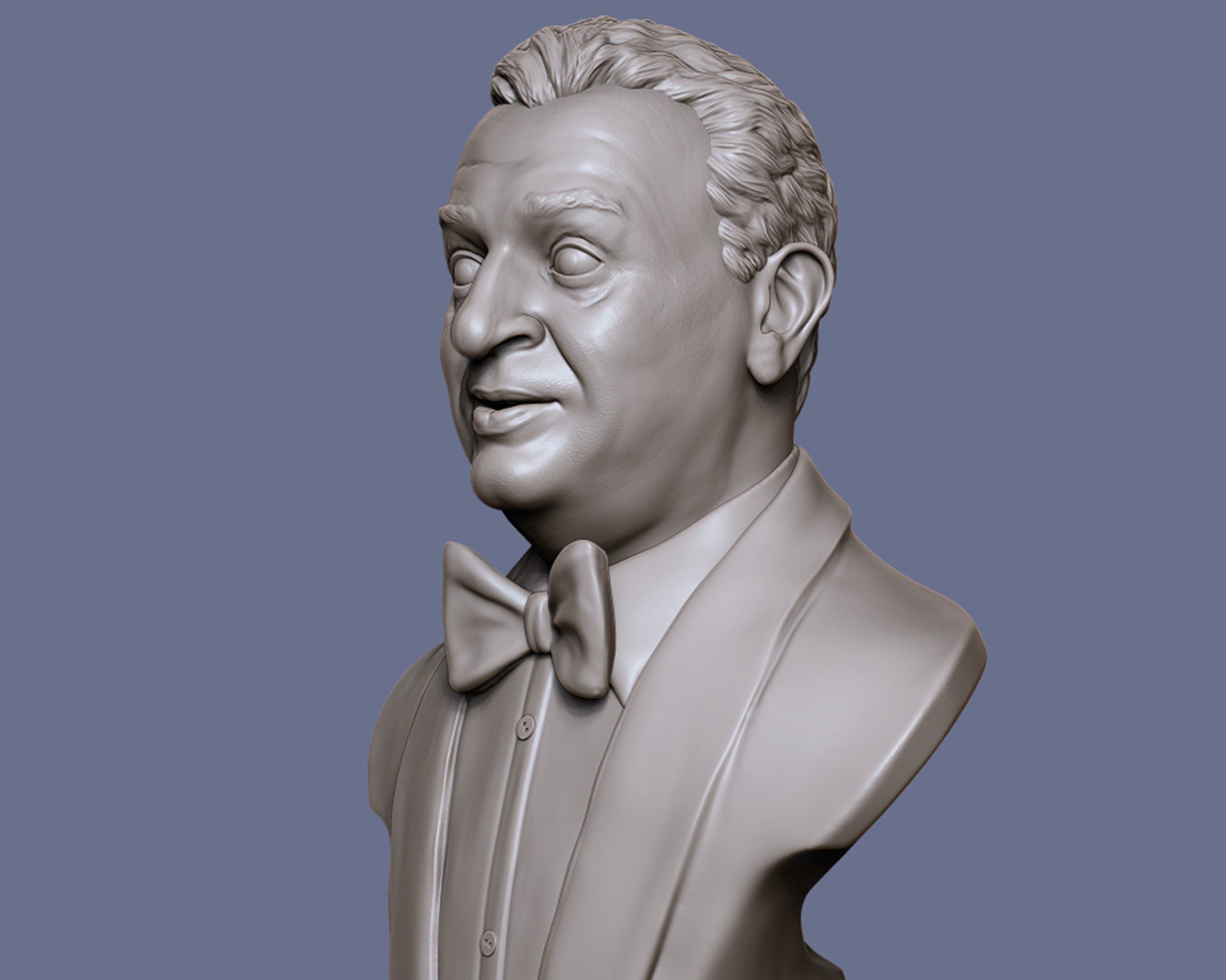 Rodney Dangerfield 3D portrait sculpture 3D print model_4