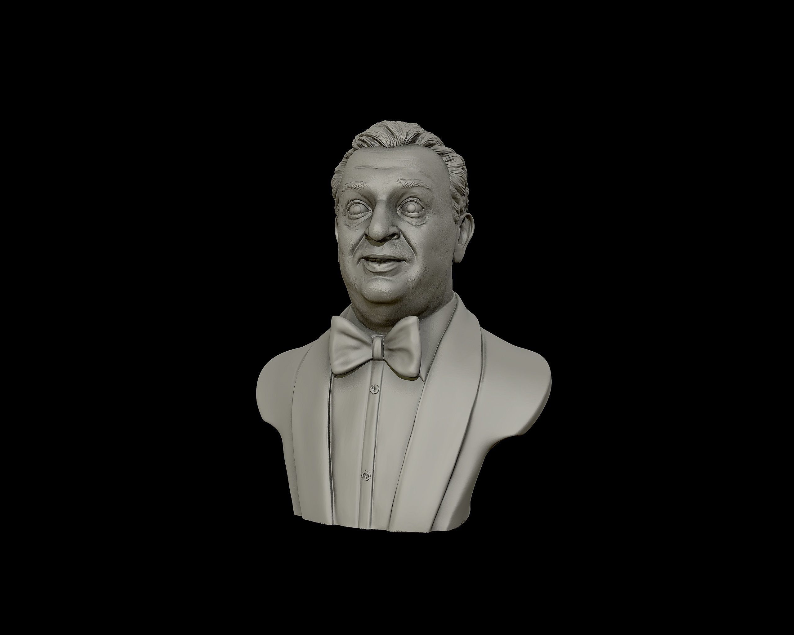 Rodney Dangerfield 3D portrait sculpture 3D print model_12