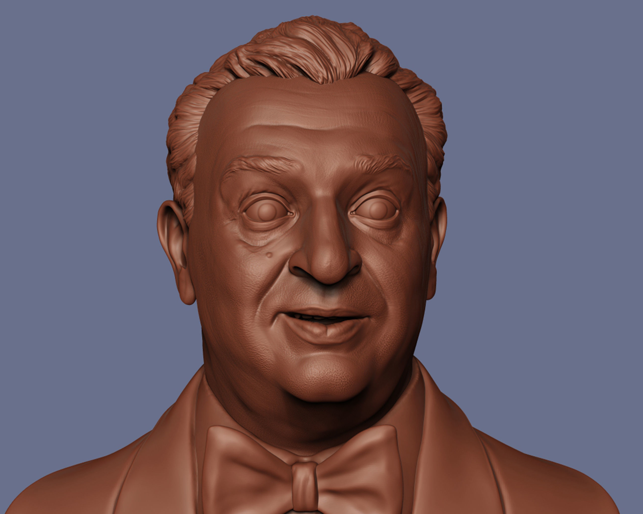 Rodney Dangerfield 3D portrait sculpture 3D print model_8