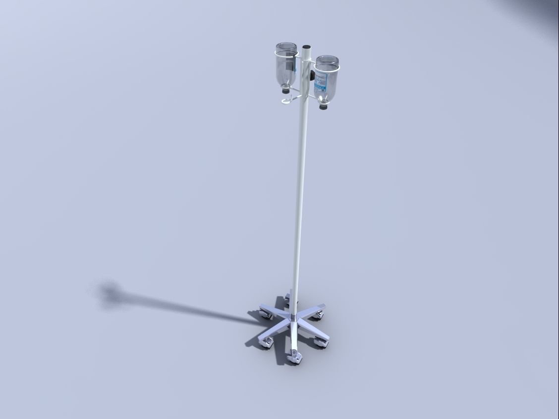 dropper tripod 3D model_0